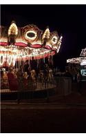 Journal Carousel Merry Go Round Amusement Park Lit Up At Night: (Notebook, Diary, Blank Book)
