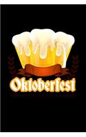 Oktoberfest Beer Festival Bierkrüge mit Schaum: 6x9 120 pages quad ruled - Your personal Diary