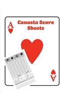 Canasta Score Sheets