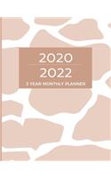 2020-2022 3-Year Monthly Planner