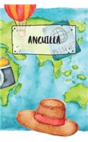 Anguilla: Ruled Travel Diary Notebook or Journey Journal - Lined Trip Pocketbook for Men and Women with Lines