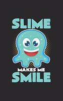 Slime smile: 6x9 Slime - grid - squared paper - notebook - notes