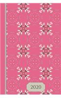 2020 Pink Floral Journal Diary