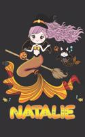 Natalie: Natalie Halloween Beautiful Mermaid Witch, Create An Emotional Moment For Natalie?, Show Natalie You Care With This Personal Custom Gift With Natali