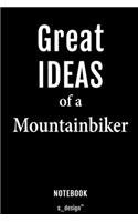 Notebook for Mountainbikers / Mountainbiker: awesome handy Note Book [120 blank lined ruled pages]