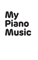 Blank Sheet Piano Music Notebook for Kids
