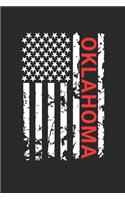 Oklahoma: Oklahoma Notebook Composition Cute White And Black USA Flag- Writing Journal Notebook To Take Notes For Students, Teachers, Travelers And House Moms