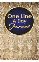 One Line A Day Journal: (One Line a Day Journal)
