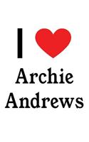 I Love Archie Andrews: Archie Andrews Designer Notebook