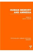 Human Memory and Amnesia (Ple: Memory)