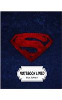 Notebook Lined Superman