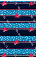 Journal Notebook Abstract Pattern Red Triangles: Blank Journal To Write In, Unlined For Journaling, Writing, Planning and Doodling, For Women, Men, Kids, 160 Pages, Easy To Carry Size(70 Plain Journal)