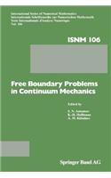 Free Boundary Problems in Continuum Mechanics