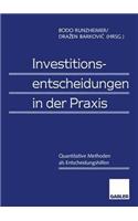 Investitionsentscheidungen in Der PRAXIS
