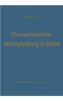Die Organisatorische Stellengliederung Im Betrieb