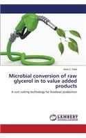 Microbial Conversion of Raw Glycerol in to Value Added Products