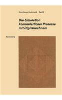 Die Simulation Kontinuierlicher Prozesse Mit Digitalrechnern