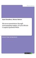 Electron transmission through non-tunneling regime of GaAs-AlGaAs Coupled Quantum Wells