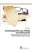 Autobiografien aus Politik und Wirtschaft