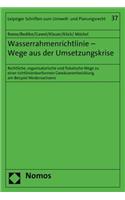 Wasserrahmenrichtlinie - Wege Aus Der Umsetzungskrise