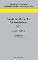 Historisches Ortslexikon für Brandenburg, Teil V, Zauch-Belzig