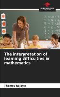 interpretation of learning difficulties in mathematics