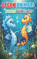 50 Ocean Animals Coloring Book For Kids: Exploring the Seas: A Marine Adventure Coloring Book for Kids