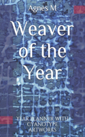 Weaver of the Year: Year planner with cyanotype artworks