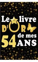 Le Livre d'Or de mes 54 ans