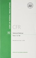 Code of Federal Regulations, Title 32, National Defense, PT. 1-190, Revised as of July 1, 2015