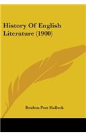 History Of English Literature (1900)
