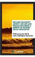 Edward Cracroft Lefroy