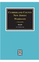 Cumberland County, New Jersey Marriages, 1742-1878