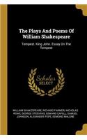 Plays And Poems Of William Shakespeare
