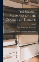 Secret Memoirs of the Courts of Europe
