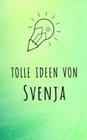 Tolle Ideen von Svenja: Kariertes Notizbuch mit 5x5 Karomuster für deinen Vornamen