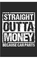 Straight Outta Money Because Car Parts