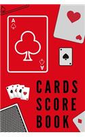 Cards Score Book