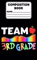 Composition Book Team 3rd Grade