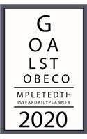 Goals To Be Completed This Year Daily Planner 2020