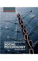 Research Methods for Social Psychology