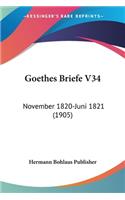 Goethes Briefe V34