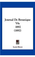 Journal De Botanique V6