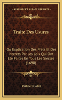 Traite Des Usures