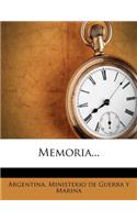 Memoria...