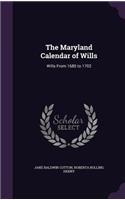 Maryland Calendar of Wills