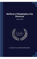 McElroy's Philadelphia City Directory; Volume 1840