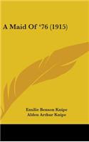 A Maid of '76 (1915)