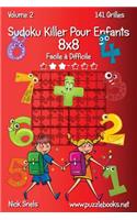 Sudoku Killer Pour Enfants 8x8 - Facile à Difficile - Volume 2 - 141 Grilles: (2 Sudoku Killer Pour Enfants)