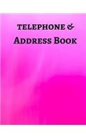 Telephone & Address Book: (6 Large Print)